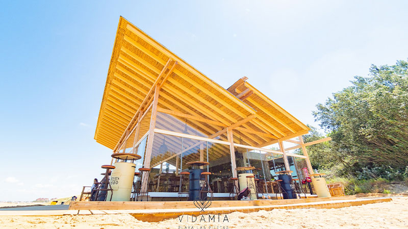 pergolas palapas chiringuitos playa